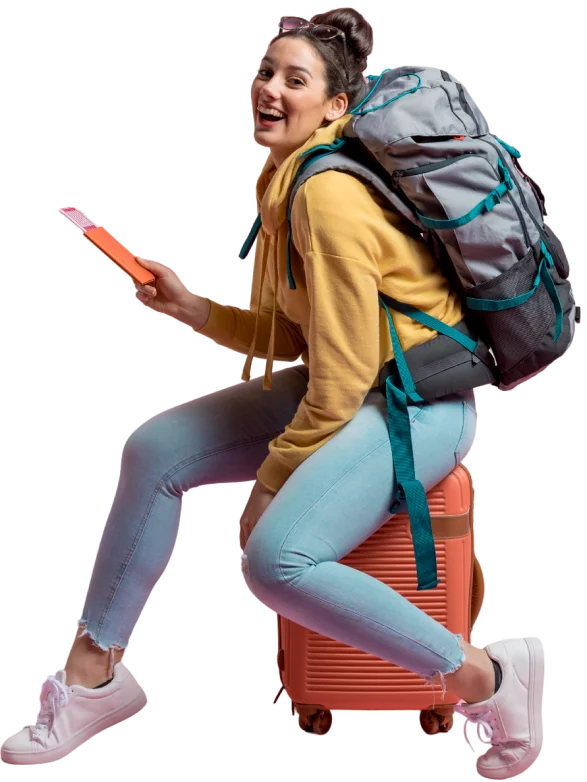 Travel Girl in Kashmir
